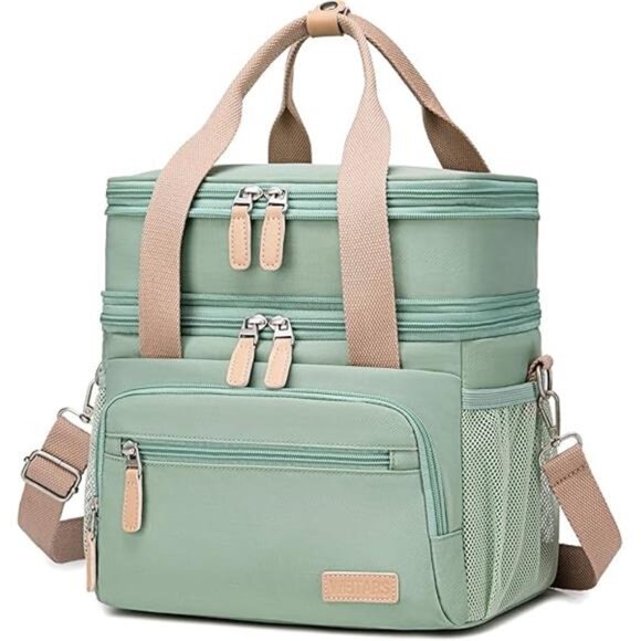 Weitars Insulated Lunch Box for Women Men-Dual Compartment Waterproof Reusable - Picture 8 of 8